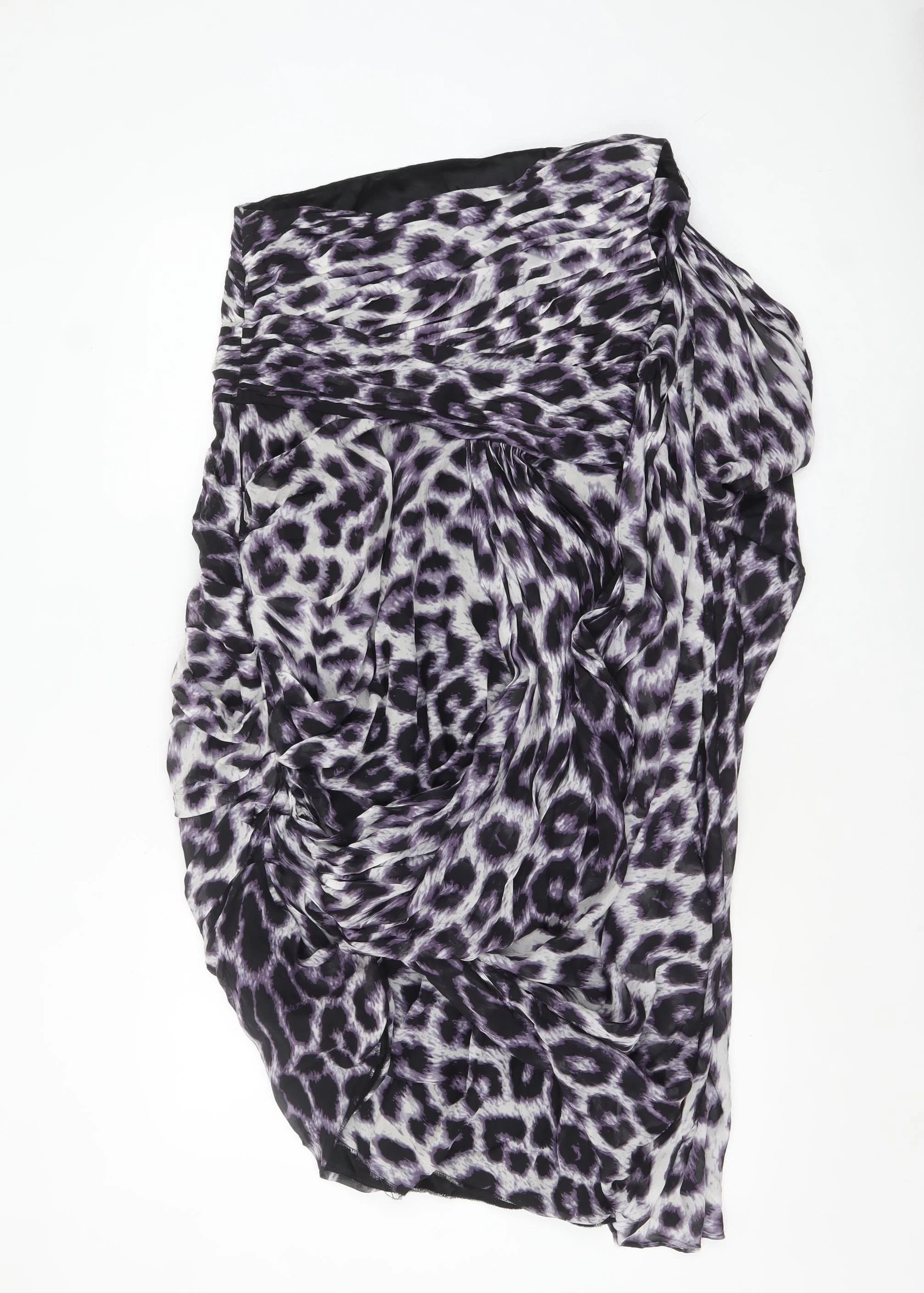 Monsoon Women’s Multicoloured Animal Print Asymmetric Dress Size 12 - Image 3