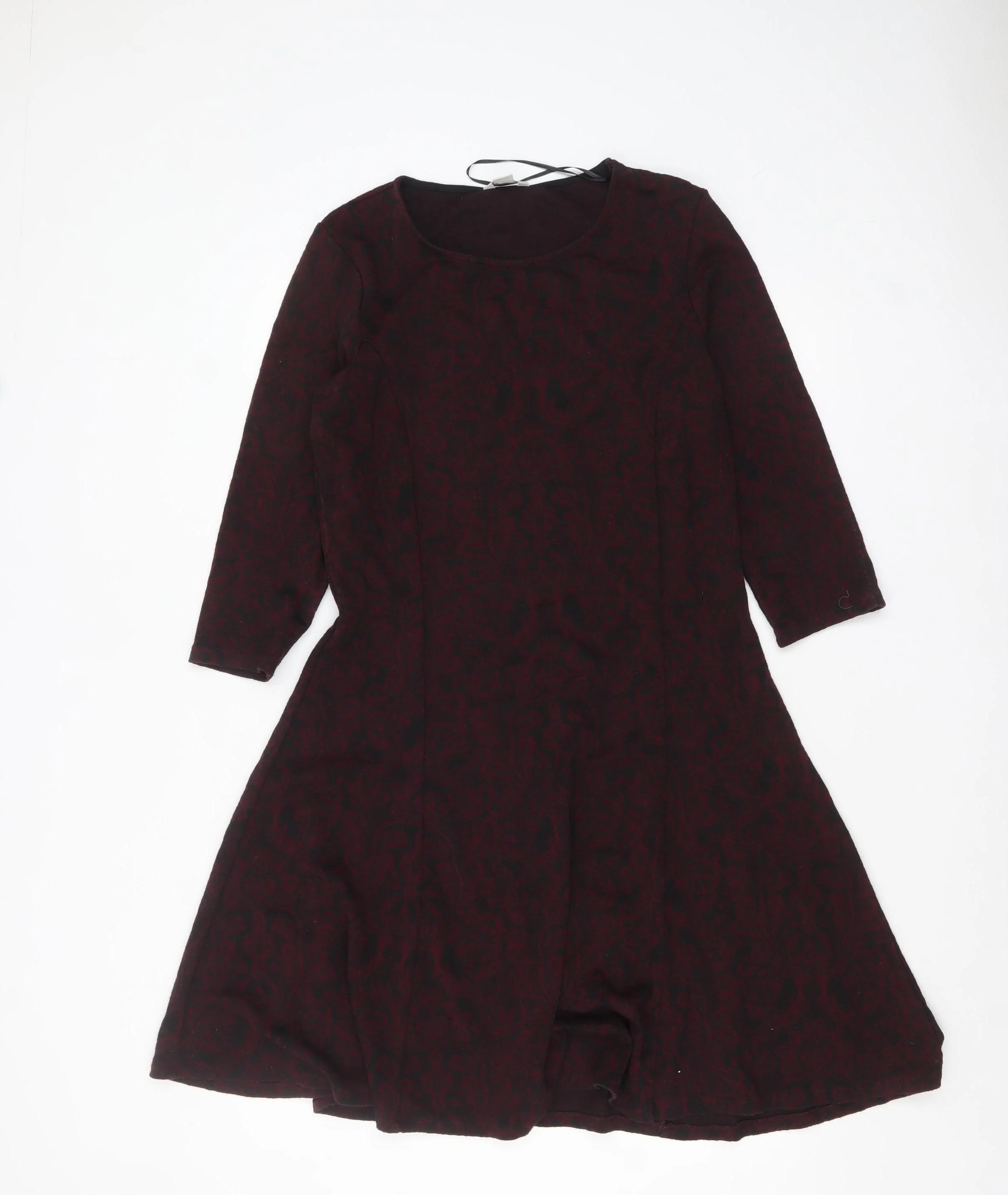 Monsoon Women's Brown Fit & Flare Knee Length Dress Size 12