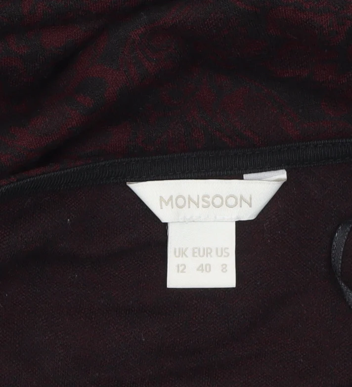 Monsoon Women's Brown Fit & Flare Knee Length Dress Size 12 - Image 5