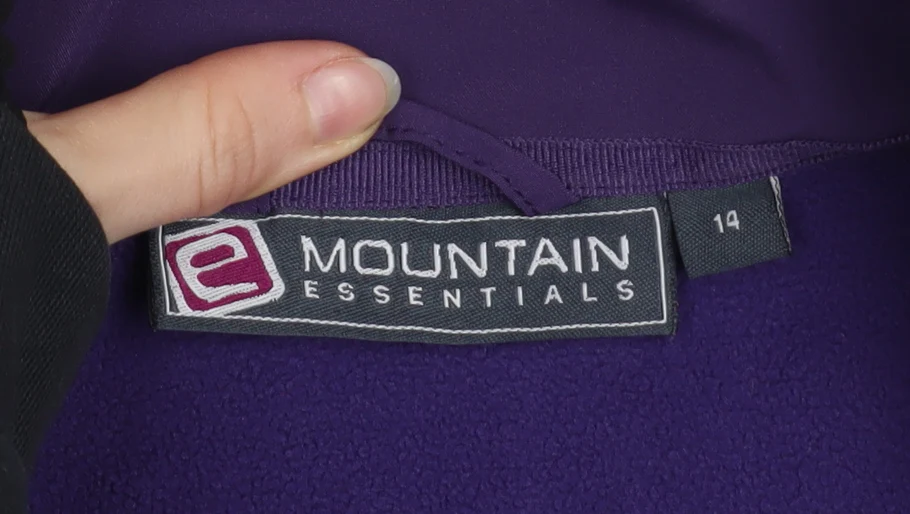 Mountain Essentials Women's Purple Softshell Jacket Size 14 - Image 4