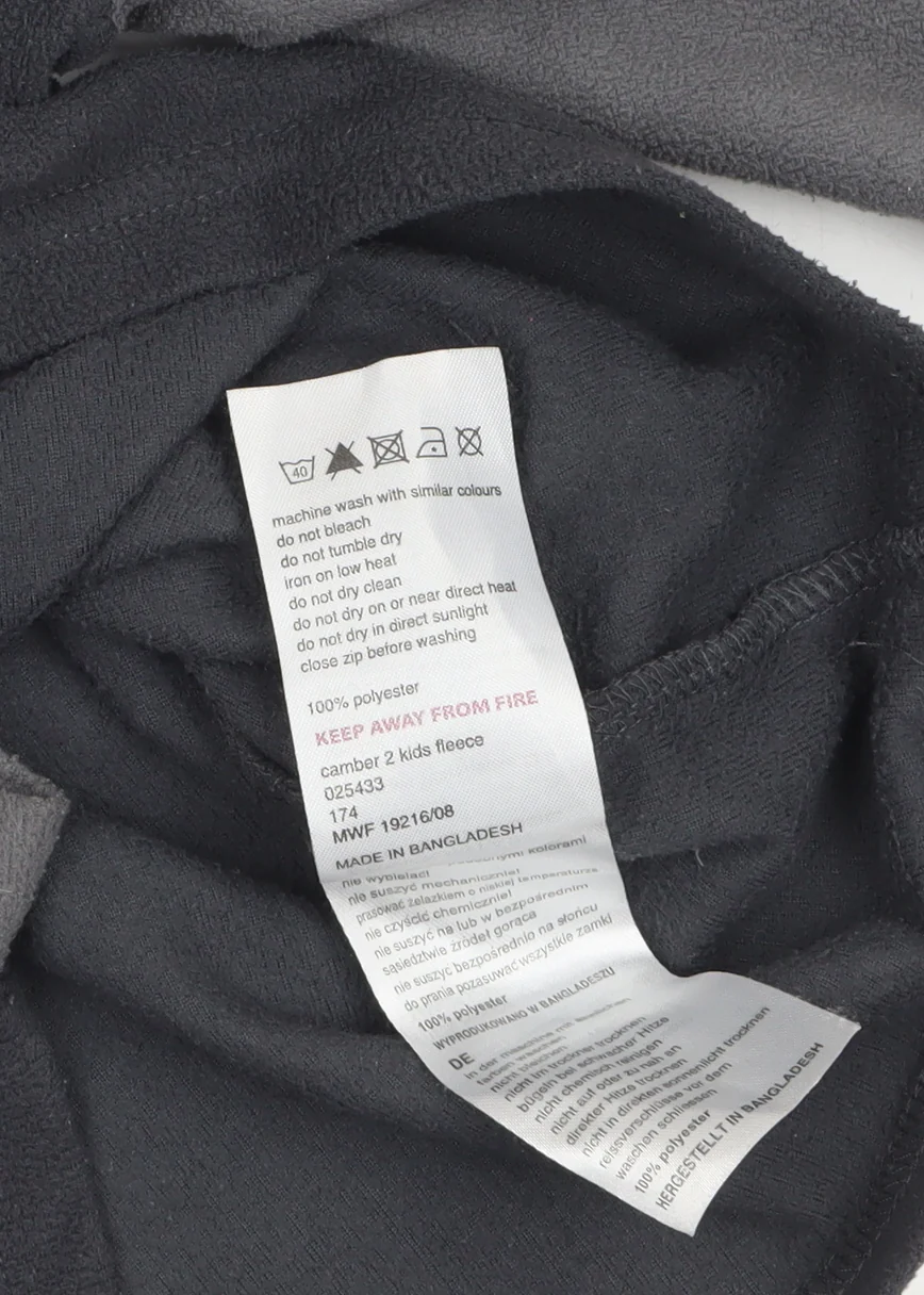 Mountain Warehouse Boys Black Fleece 1/4 Zip Pullover Sweatshirt 5-6 Years - Image 4