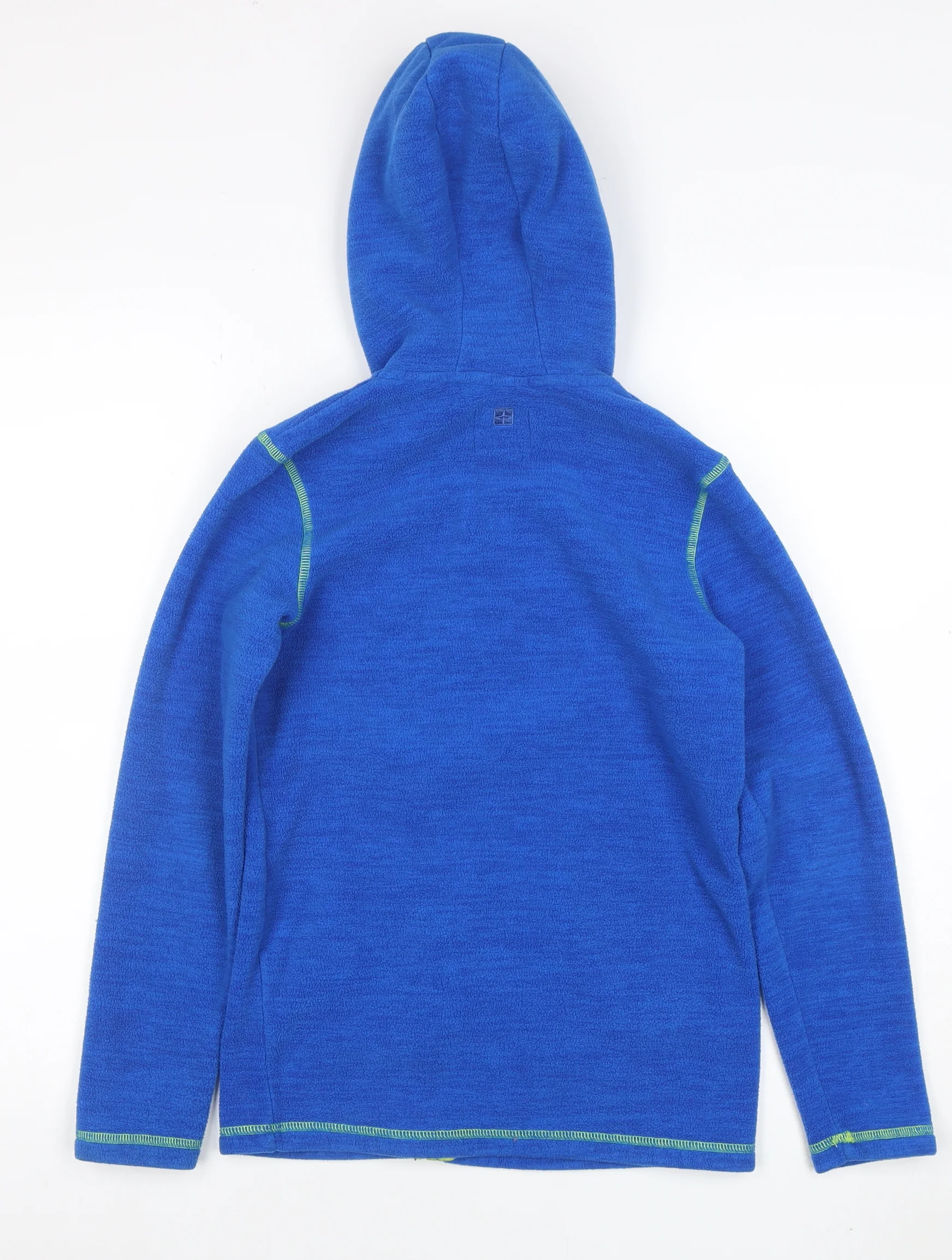 Mountain Warehouse Boys Blue Fleece Hooded Full Zip Jacket 11-12 Years - Image 3