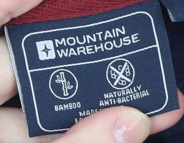 Mountain Warehouse Men's Blue Pullover Hoodie Size M - Image 4