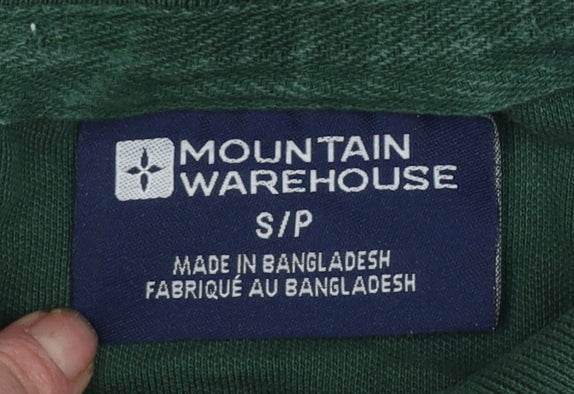 Mountain Warehouse Men's Green Cotton Polo Shirt Size S - Image 4