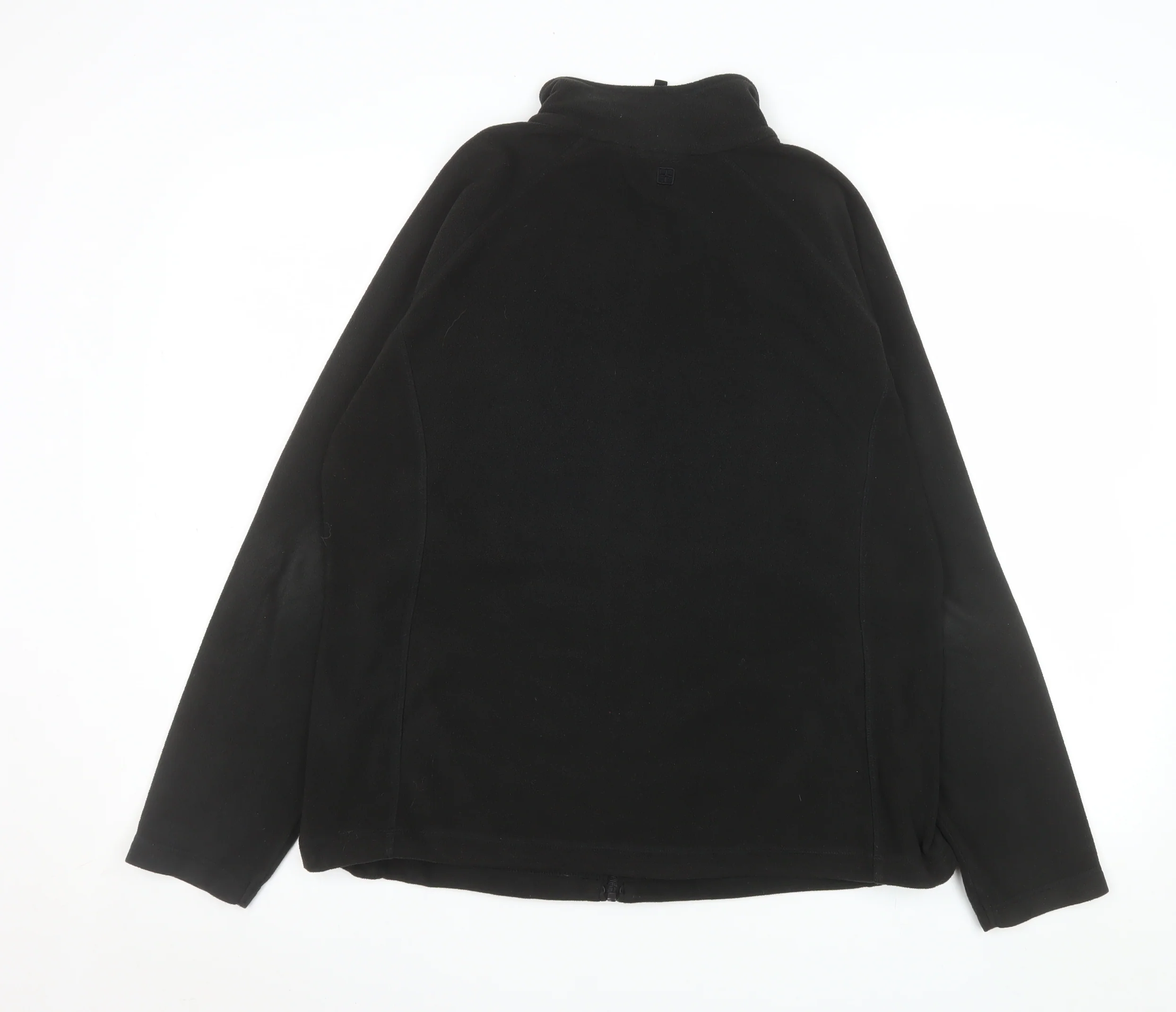 Mountain Warehouse Women’s Black Fleece Full Zip Jacket UK 14 - Image 3