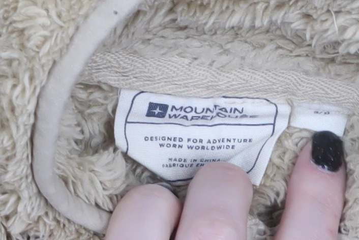 Mountain Warehouse Women's Beige Fleece 1/2 Zip Pullover Sweatshirt Size S - Image 5