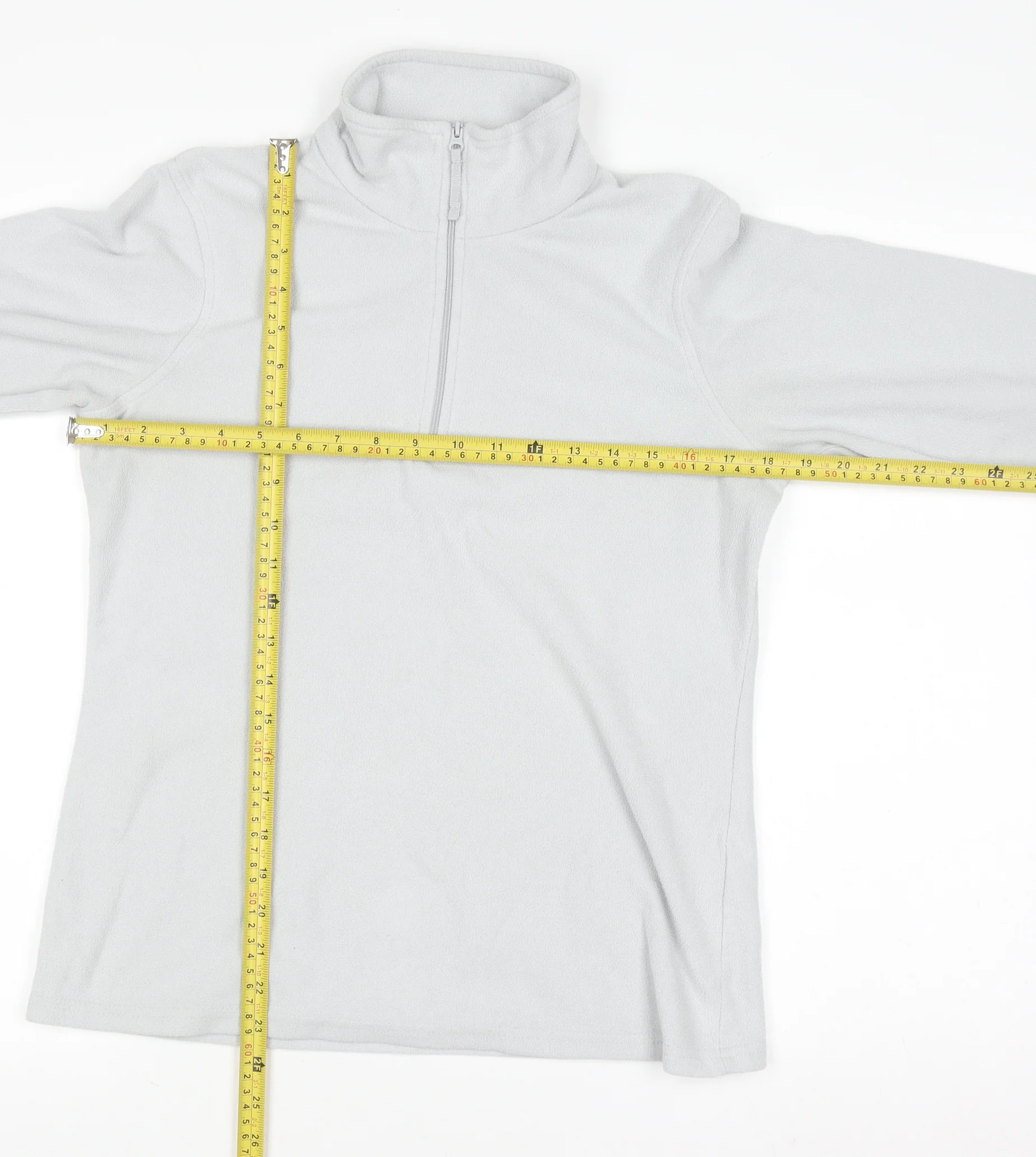Mountain Warehouse Womens Grey Fleece Pullover Sweatshirt Size M - Image 2