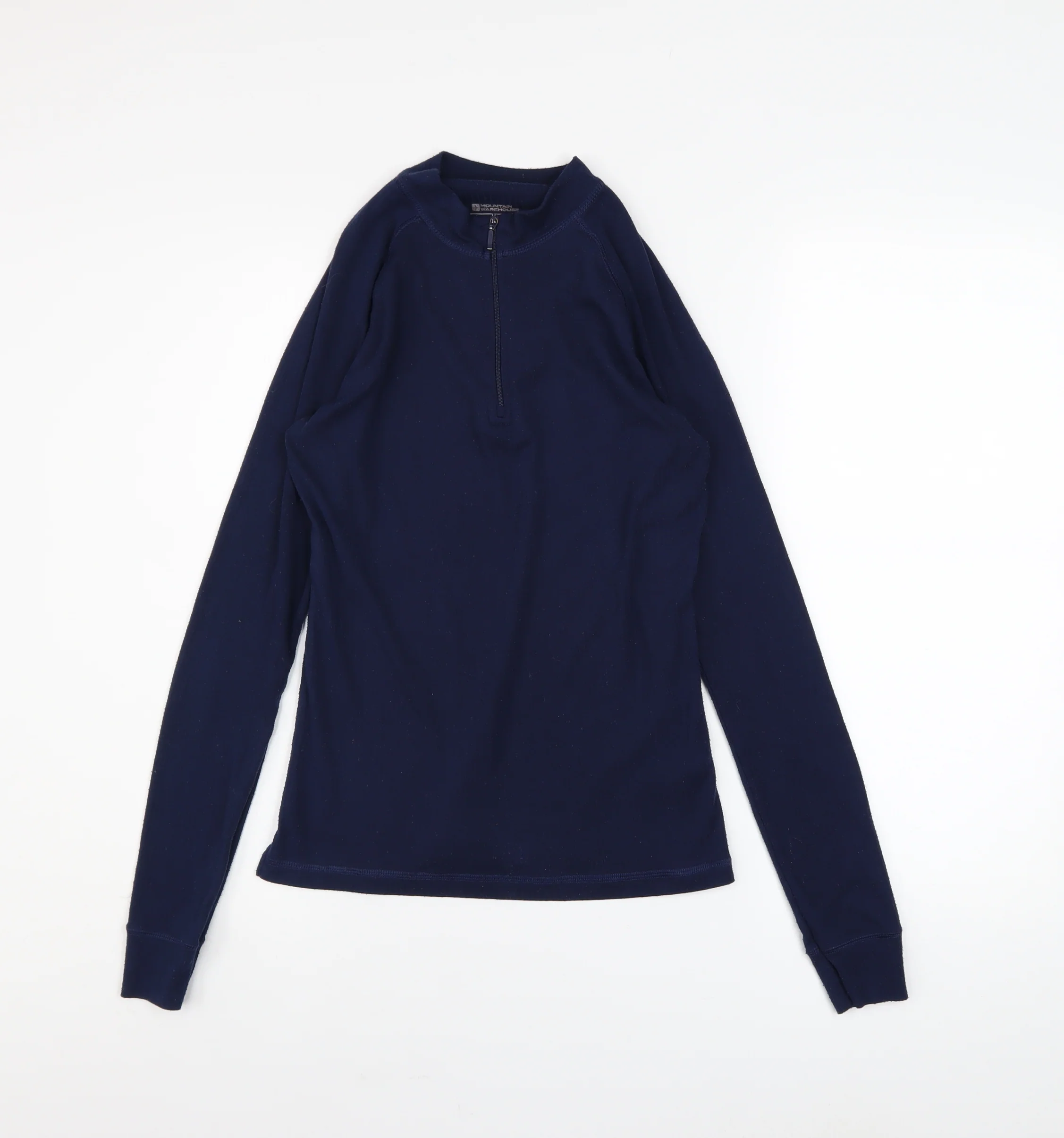 Mountain Warehouse Women's Navy 1/4 Zip Fleece Pullover Size 8
