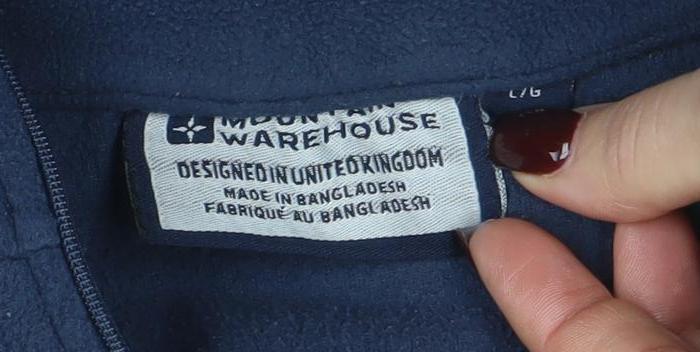 Mountain Warehouse Women's Navy Fleece Pullover 1/2 Zip Size 12 - Image 4
