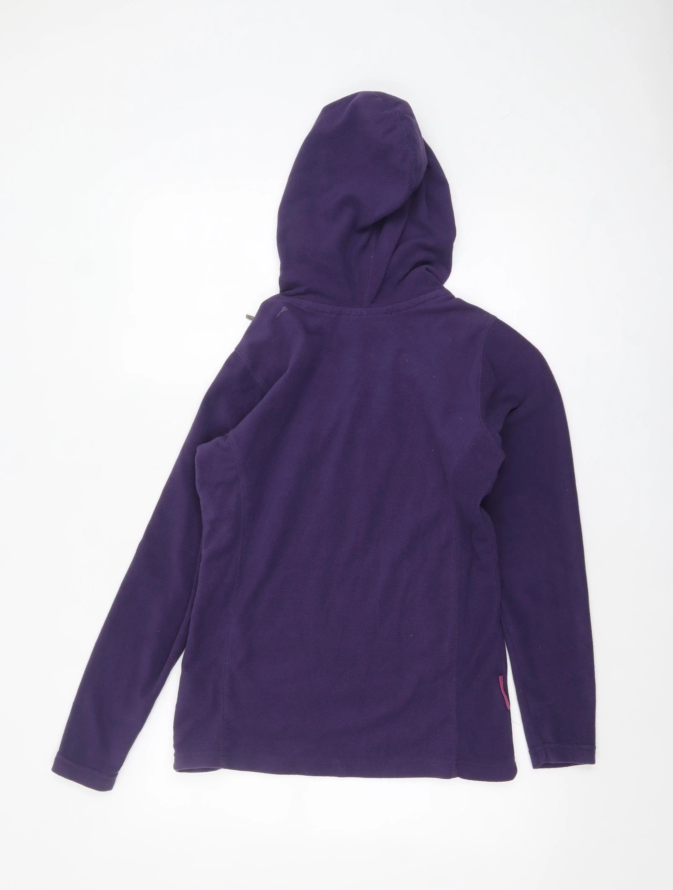Mountain Warehouse Women's Purple Fleece Hoodie UK10 1/2 Zip Pullover - Image 3