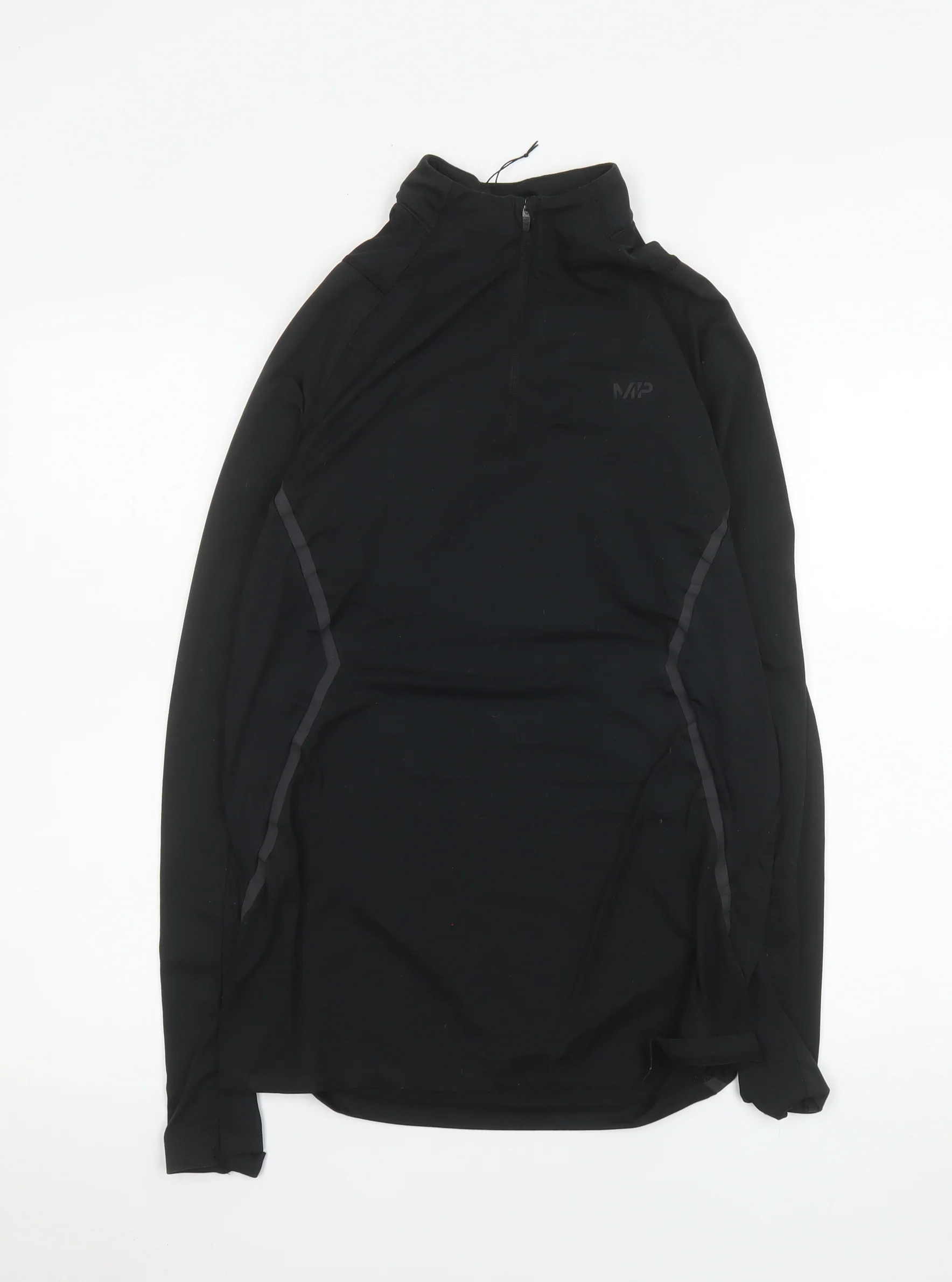 MP Women's Black XS 1/4 Zip Long Sleeve Athletic Top