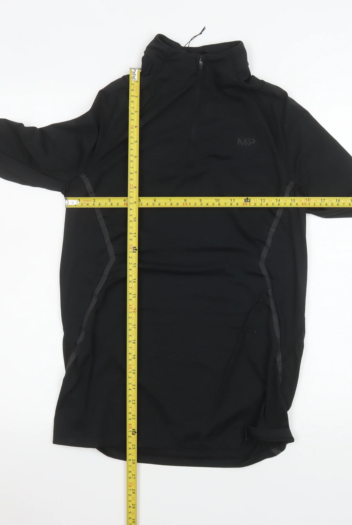 MP Women's Black XS 1/4 Zip Long Sleeve Athletic Top - Image 2