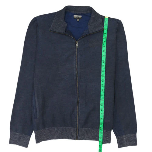 Napapijri Mens Blue 2XL Cotton Full Zip Track Jacket - Image 2