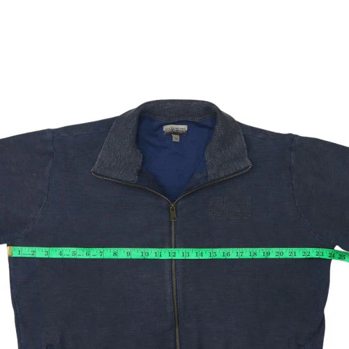 Napapijri Mens Blue 2XL Cotton Full Zip Track Jacket - Image 3