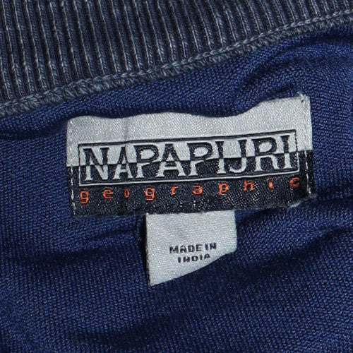 Napapijri Mens Blue 2XL Cotton Full Zip Track Jacket - Image 5