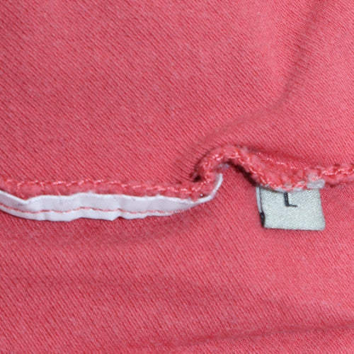 Napapijri Mens Pink Short Sleeve Slim Fit Polo Shirt Size L - Image 6