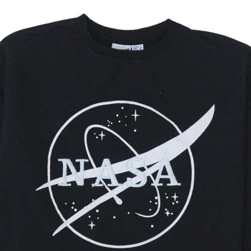 NASA Black Women's Sweatshirt Size M Crew Neck Pullover - Image 6