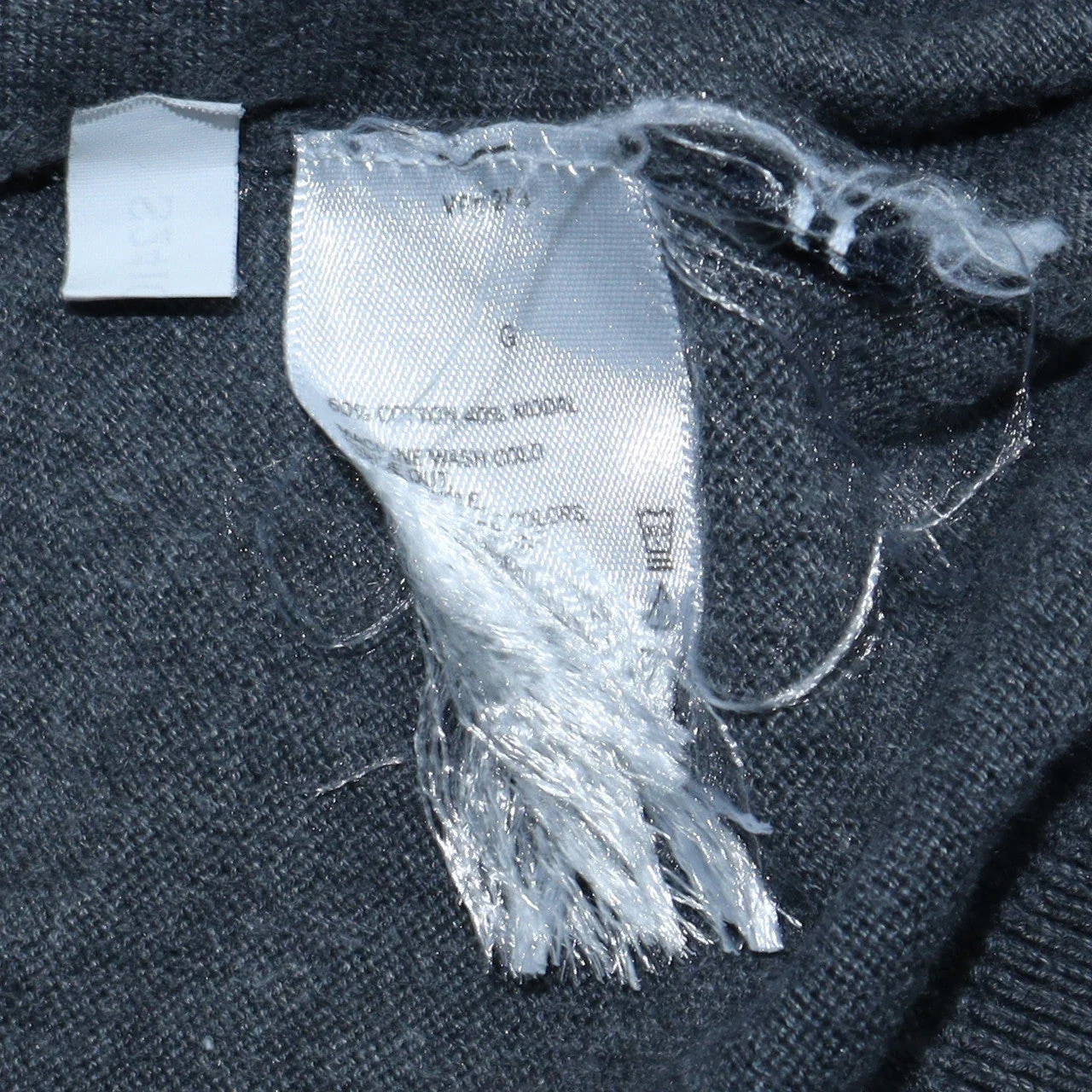 Nautica Men's Grey V-Neck Cotton Modal Pullover Jumper Size L - Image 6