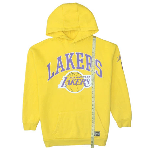 NBA Boys Yellow Los Angeles Lakers Pullover Hoodie 13-14 Years - Image 2