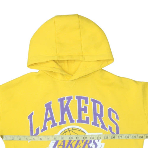 NBA Boys Yellow Los Angeles Lakers Pullover Hoodie 13-14 Years - Image 3