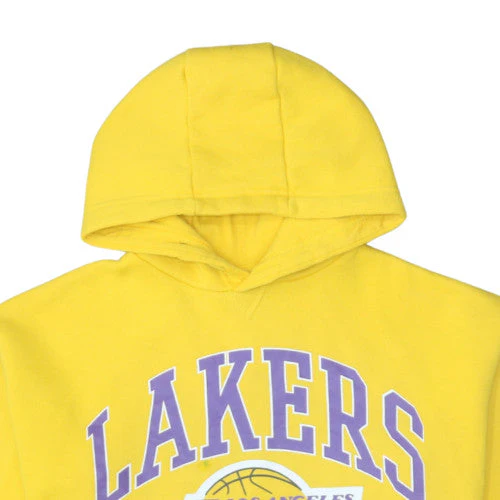 NBA Boys Yellow Los Angeles Lakers Pullover Hoodie 13-14 Years - Image 7