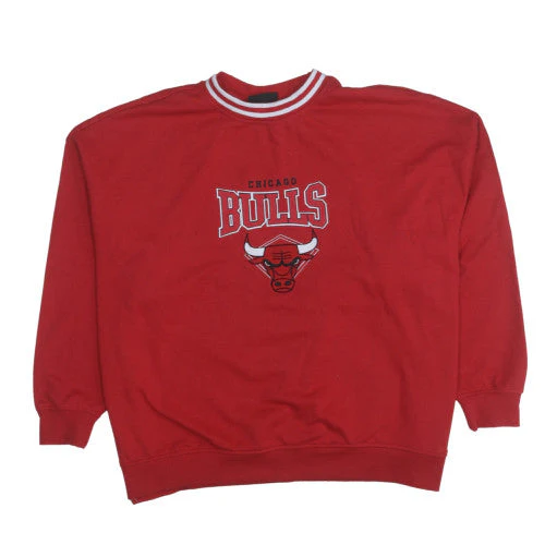 NBA Chicago Bulls Red Crew Neck Sweatshirt Women XL
