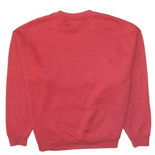 NBA Chicago Bulls Red Crew Neck Sweatshirt Women XS Fleece Cotton Blend - Image 4