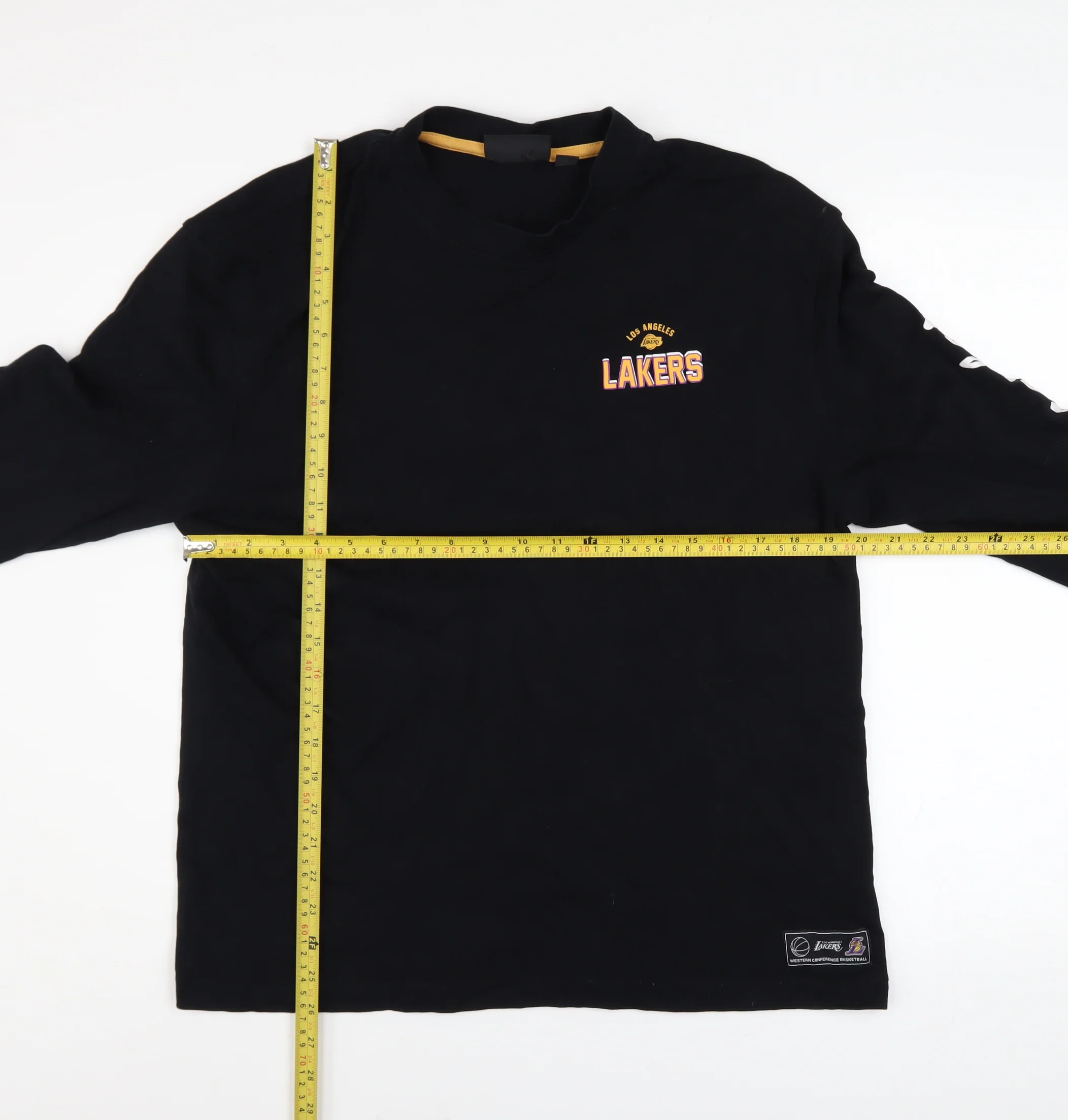 NBA Los Angeles Lakers Men's Black M Pullover Cotton Sweatshirt - Image 2