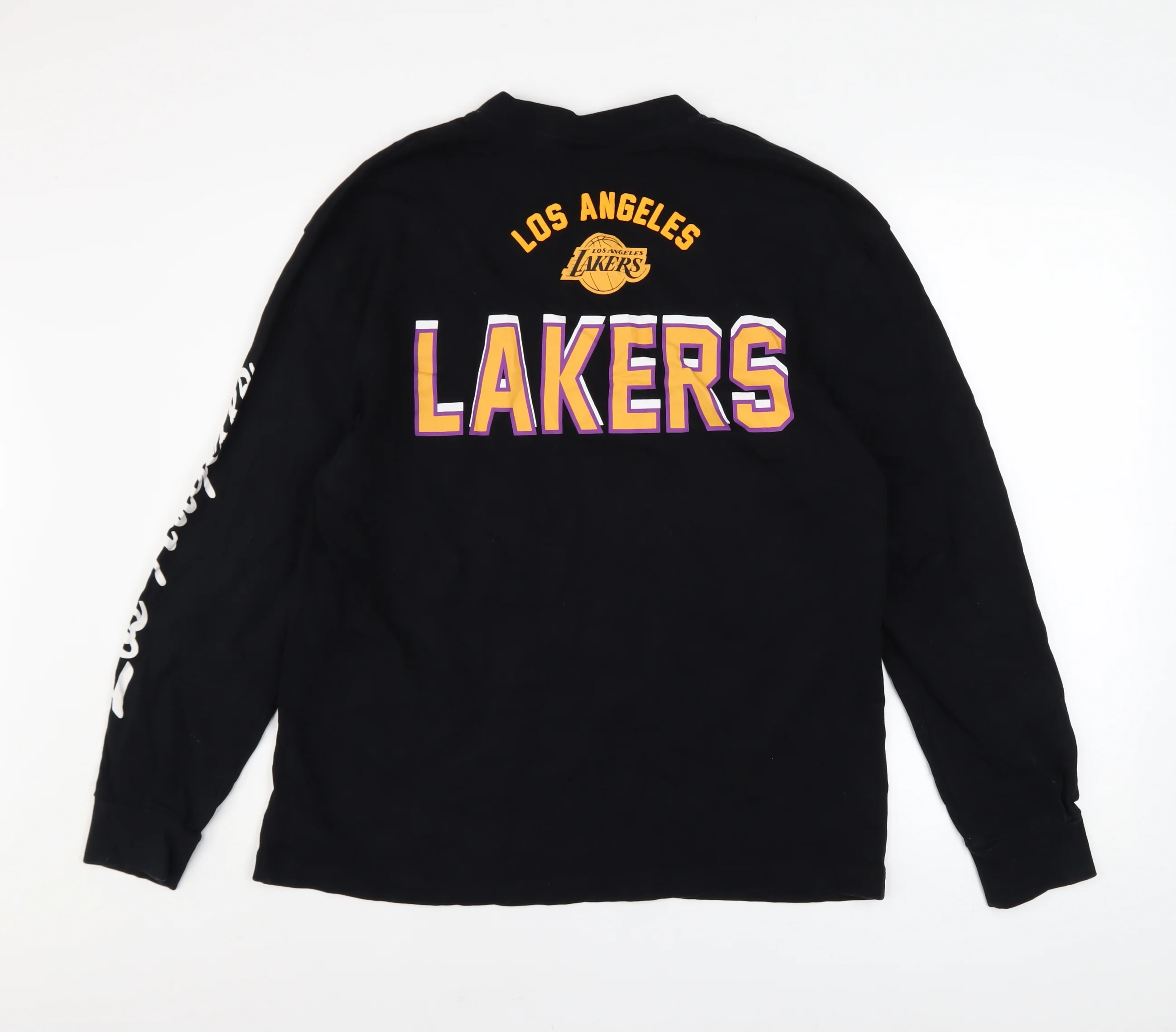 NBA Los Angeles Lakers Men's Black M Pullover Cotton Sweatshirt - Image 3