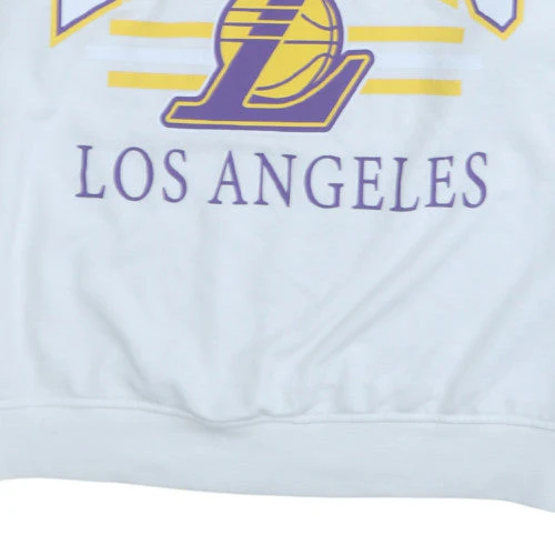 NBA Los Angeles Lakers White Sweatshirt Women XL Pullover Classic Sportswear - Image 8