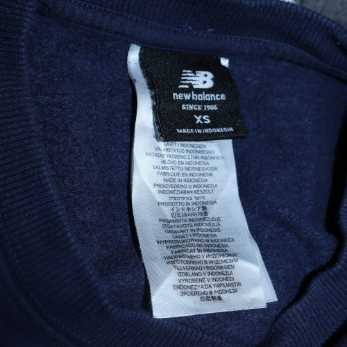 New Balance Men's Blue XS Crew Neck Pullover Sweatshirt - Image 6