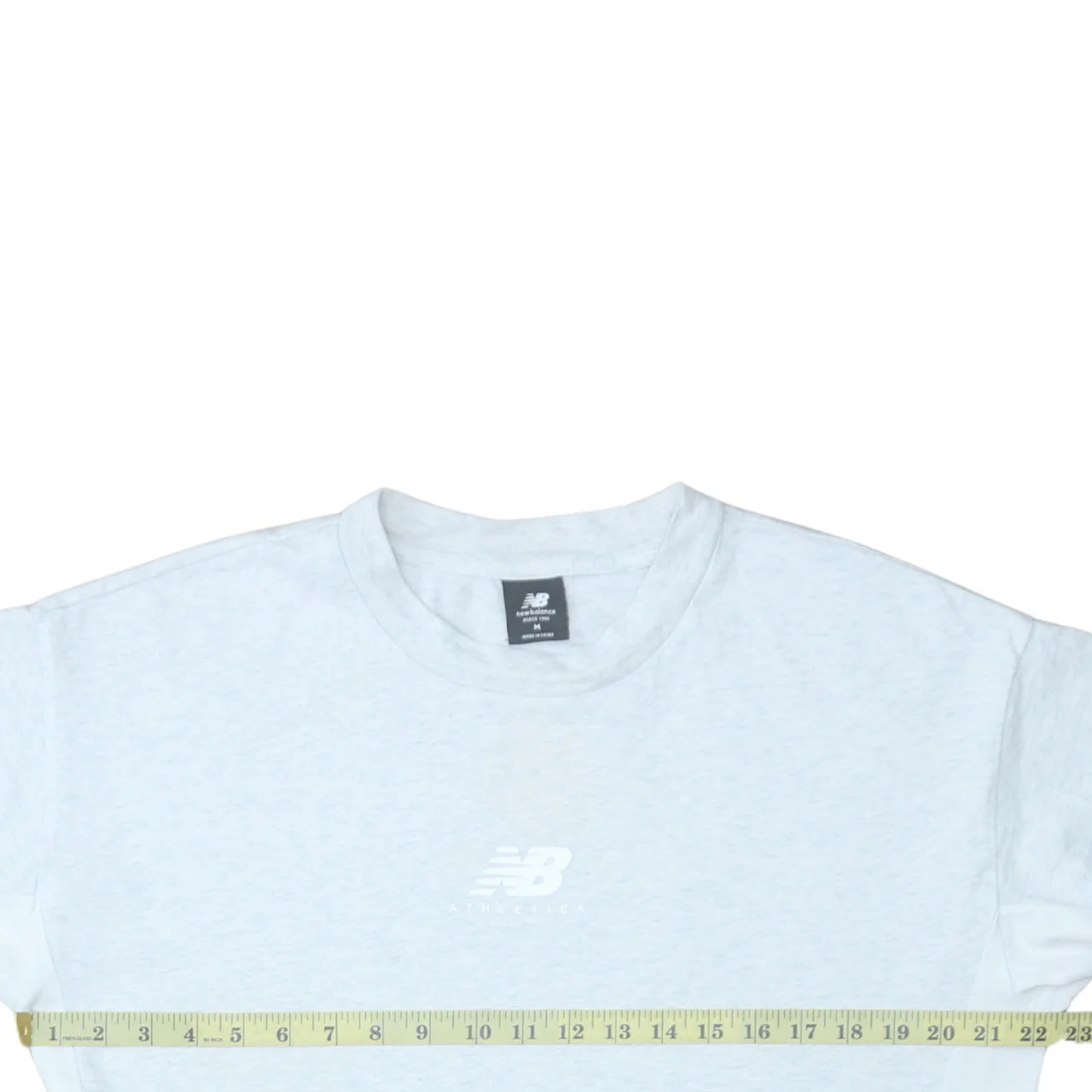 New Balance Men's Grey Medium Athletic Short Sleeve T-Shirt - Image 2