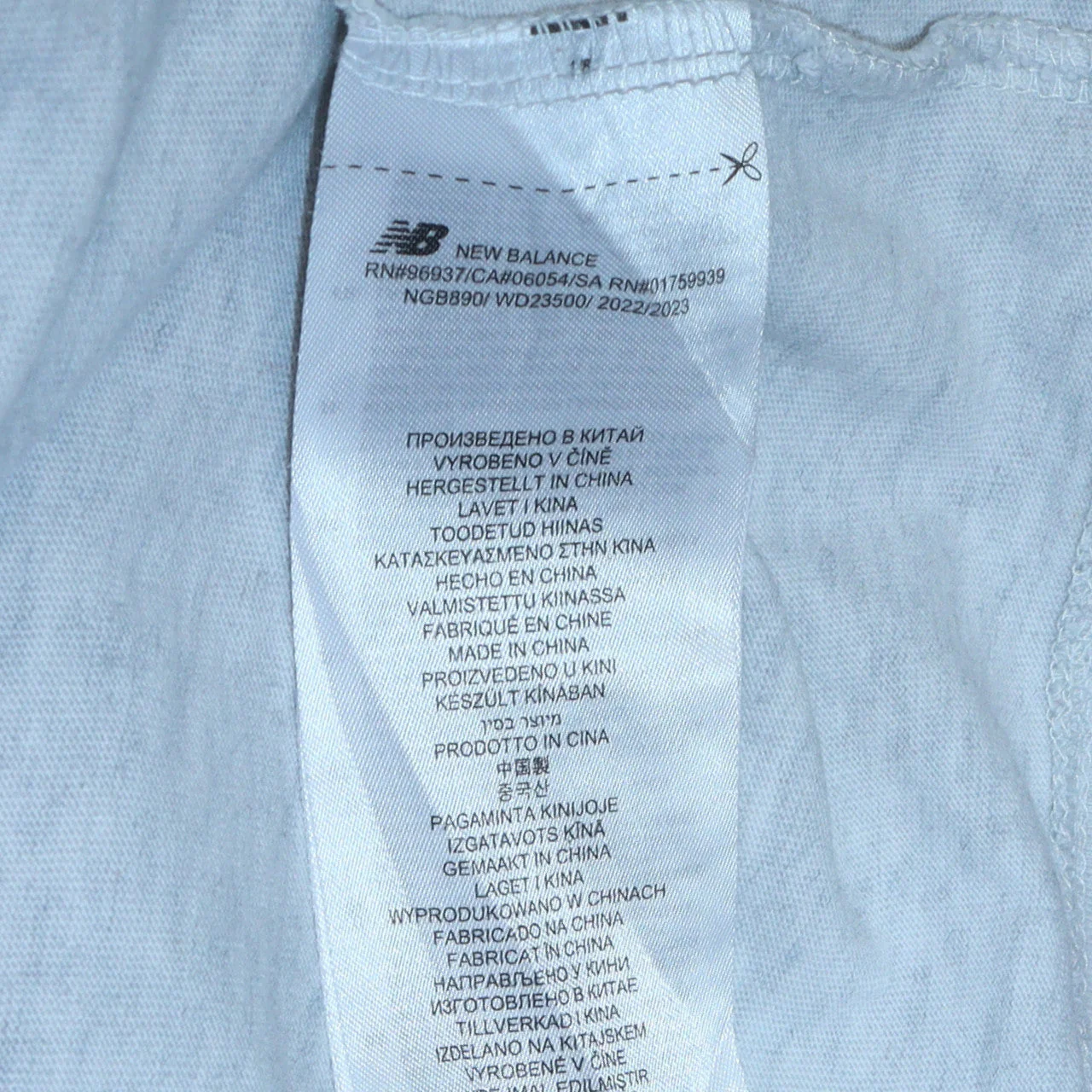 New Balance Men's Grey Medium Athletic Short Sleeve T-Shirt - Image 6