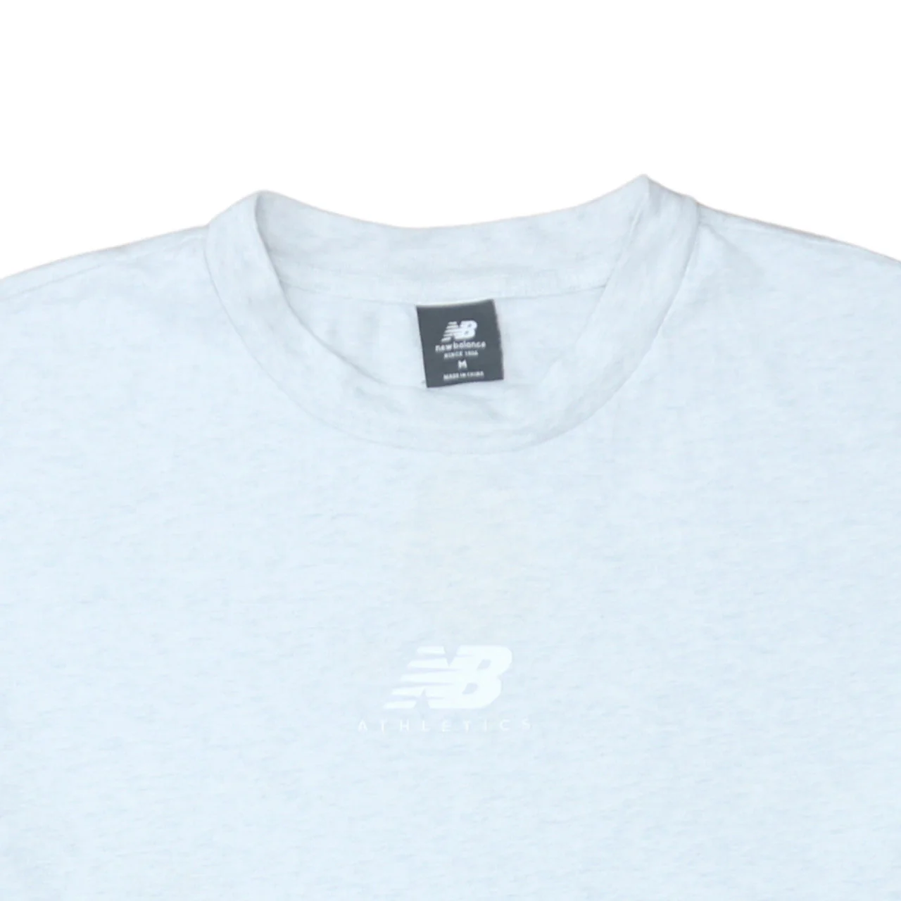 New Balance Men's Grey Medium Athletic Short Sleeve T-Shirt - Image 8
