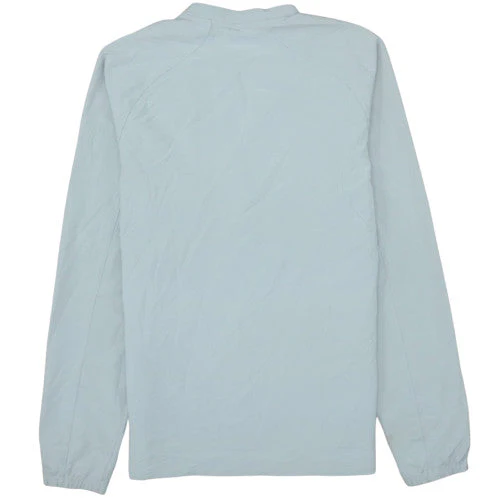 New Balance Men's Grey Medium Track Jacket 1/4 Zip Athletic Logo Top - Image 4