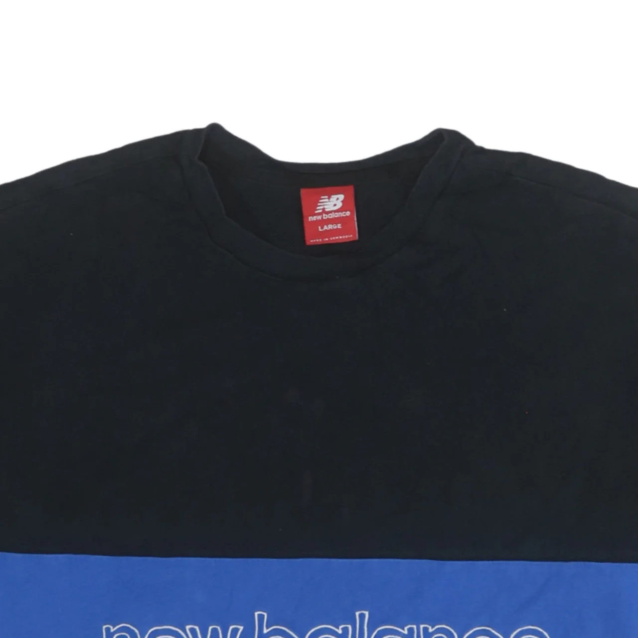 New Balance Men's Multicoloured Crew Neck Cotton T-Shirt Size L - Image 7