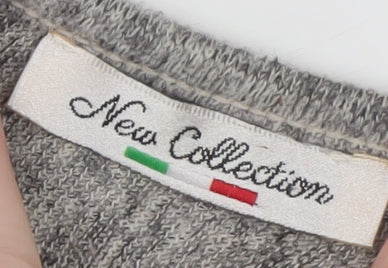 New Collection Women’s Grey Relaxed Knit T-Shirt Size 12 - Image 4