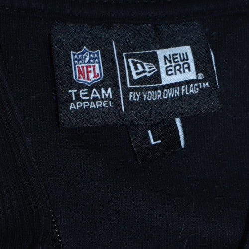 New Era Men's Black Raiders Full Zip Sweatshirt L Regular Fit - Image 5