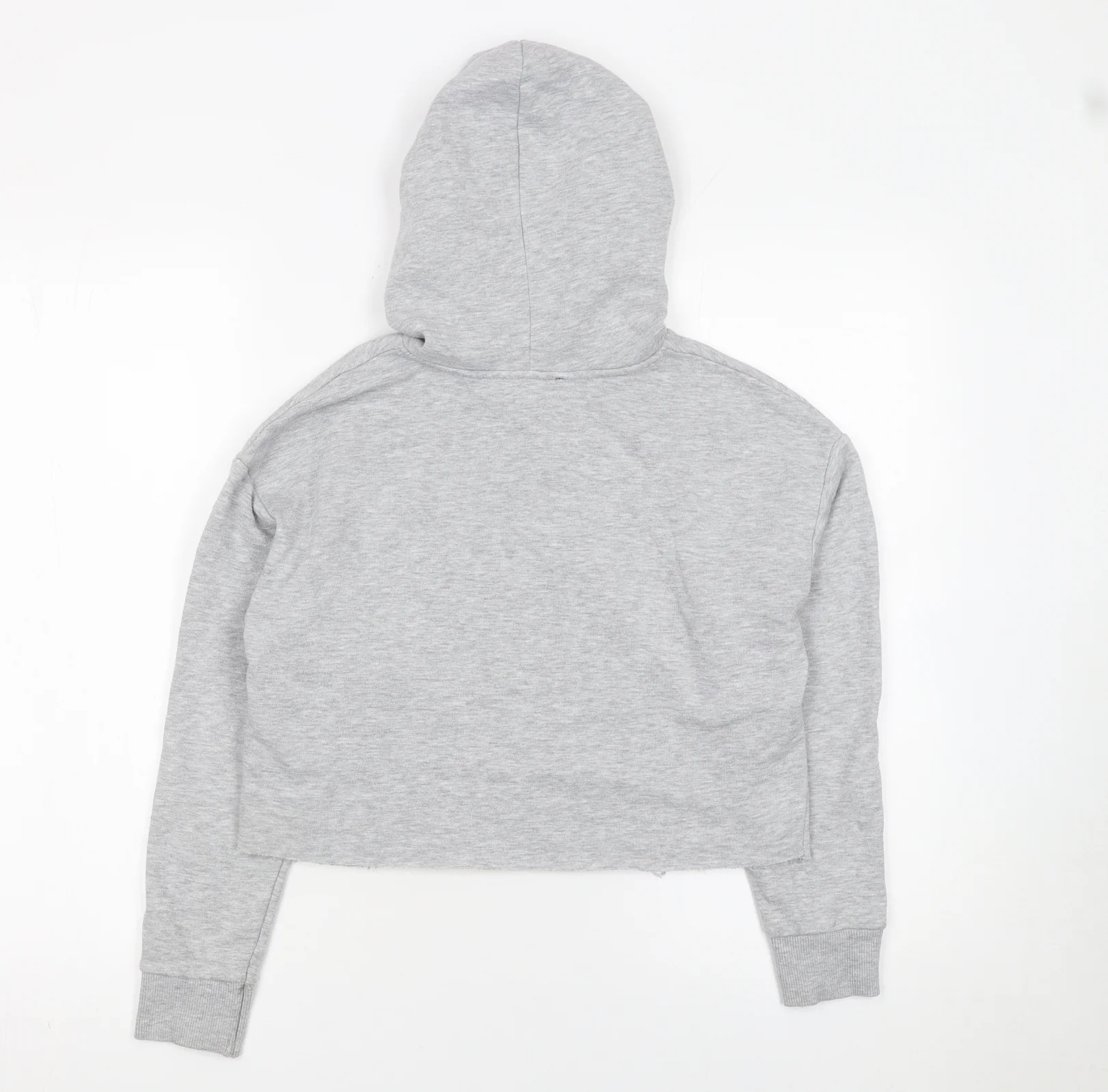 New Look 915 Girls Grey NASA Cropped Hoodie Age 10-11 Years Pullover - Image 3