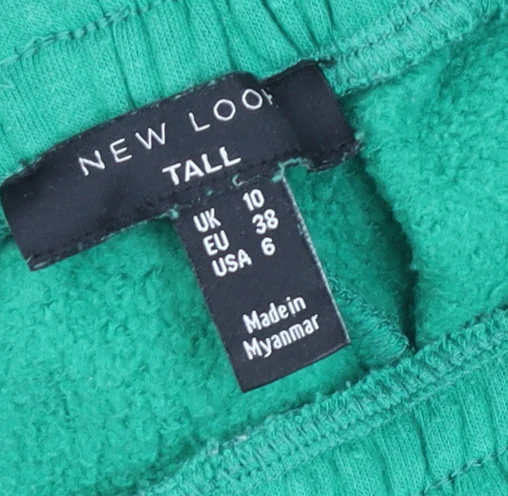 New Look Tall Green Fleece Sweatpants Women’s Size 10 - Image 4