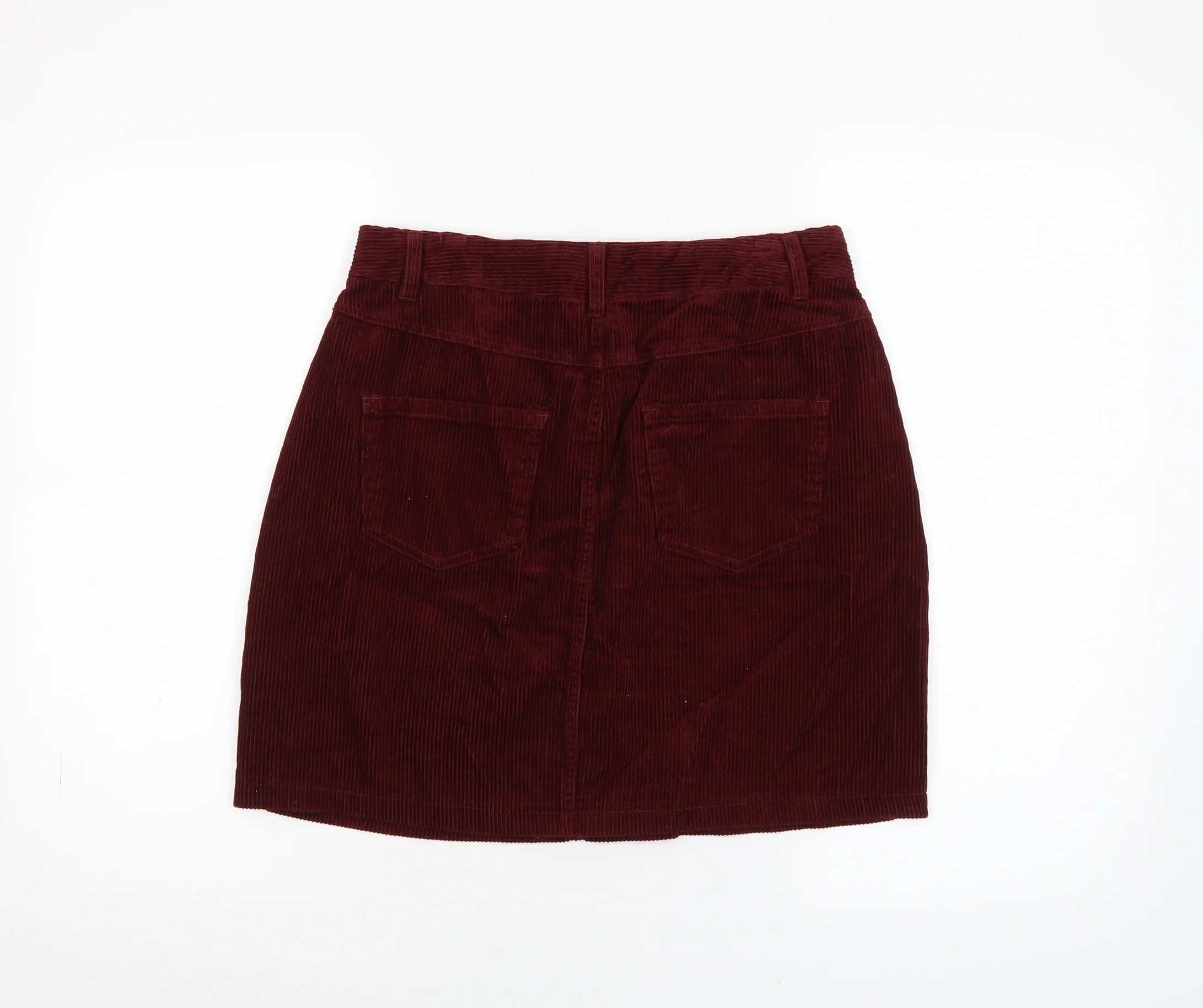 New Look Women Brown Corduroy Short Skirt UK 10 - Image 3