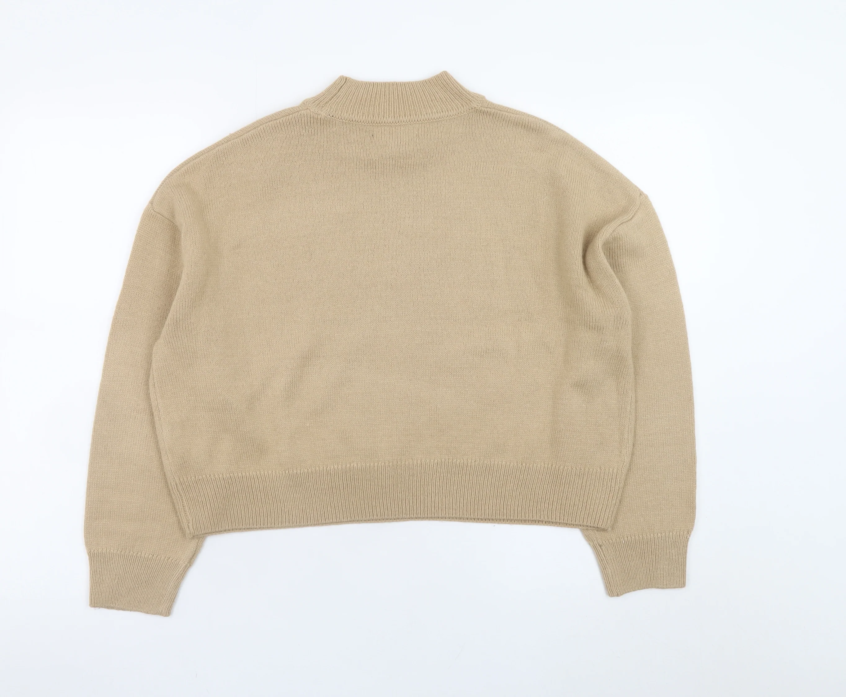 New Look Women’s Beige Mock Neck Petite L Jumper - Image 3