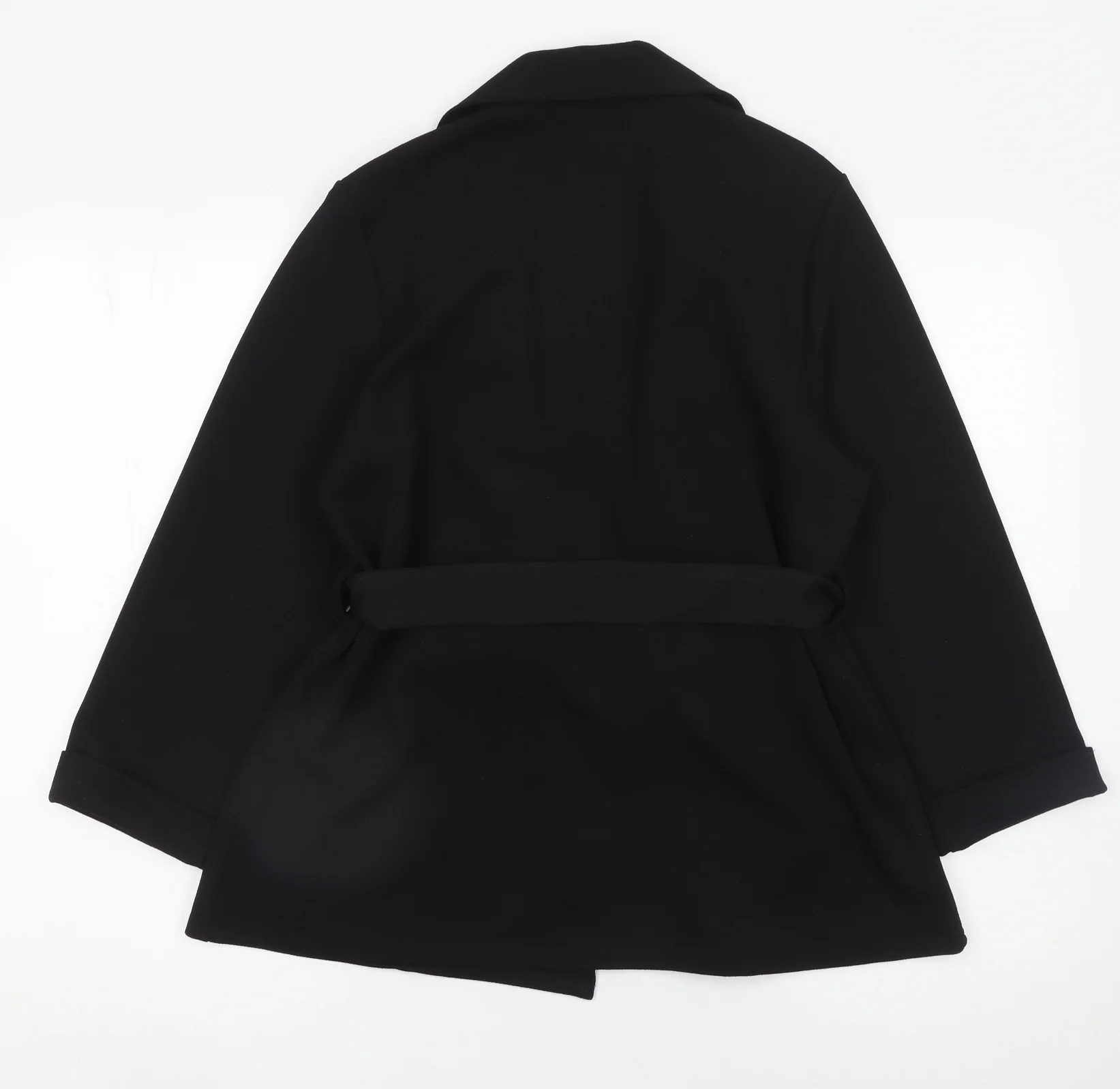 New Look Women's Black Belted Suit Jacket UK 10 Polyester Blend - Image 3