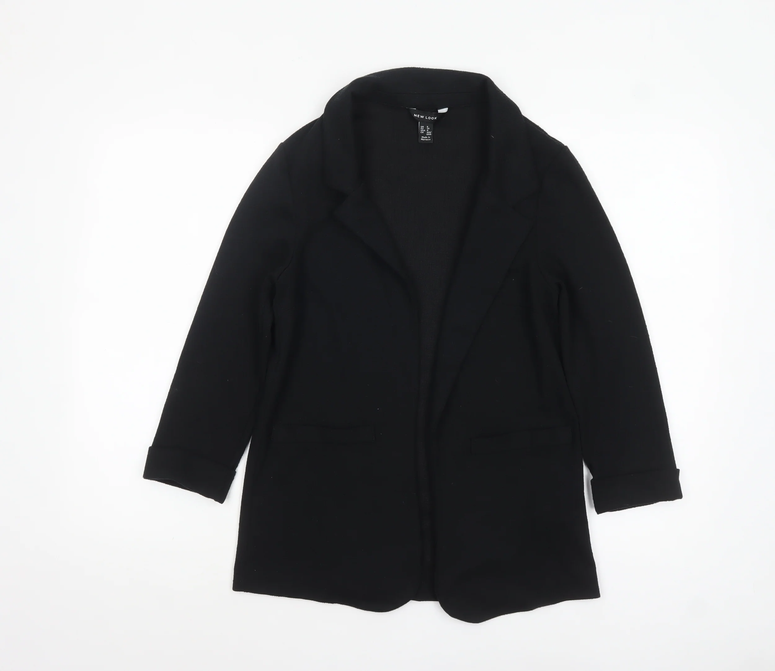 New Look Women's Black Size 8 Classic Single-Breasted Blazer