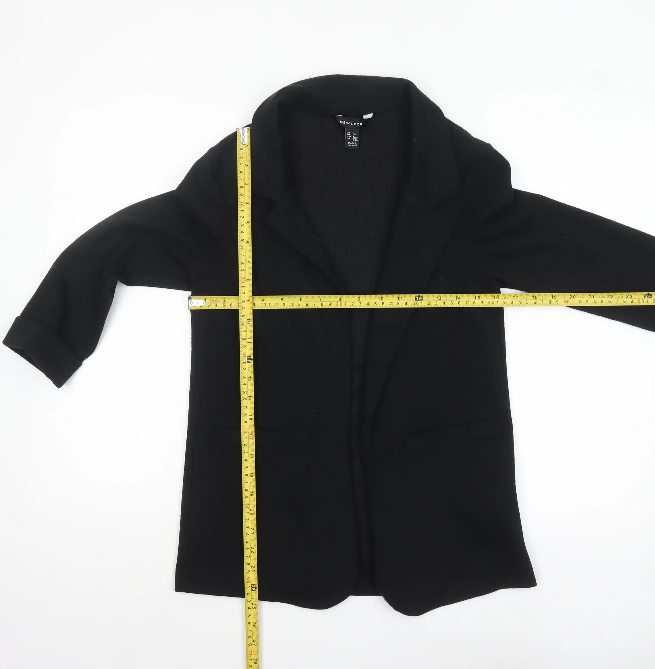 New Look Women's Black Size 8 Classic Single-Breasted Blazer - Image 2