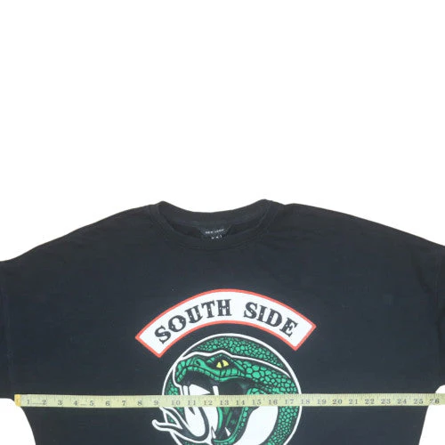 New Look Womens Black South Side Serpents Graphic Pullover Sweatshirt Size 14 - Image 2