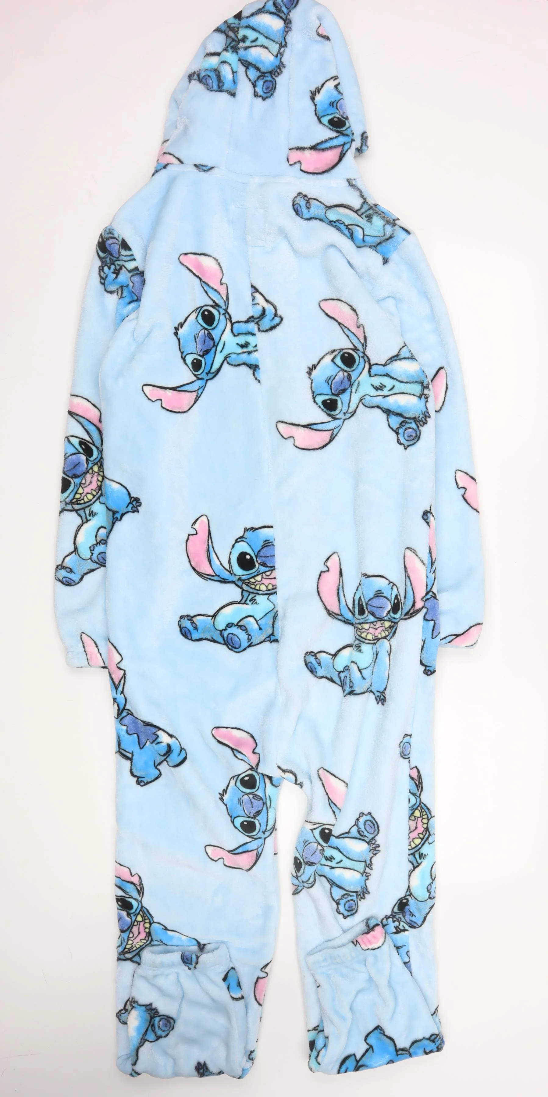 Next Disney Lilo & Stitch Blue Fleece Hooded Onesie Girls 13 Years - Image 3