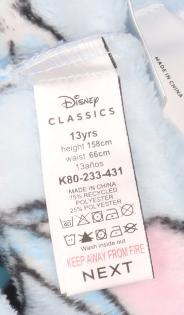 Next Disney Lilo & Stitch Blue Fleece Hooded Onesie Girls 13 Years - Image 4