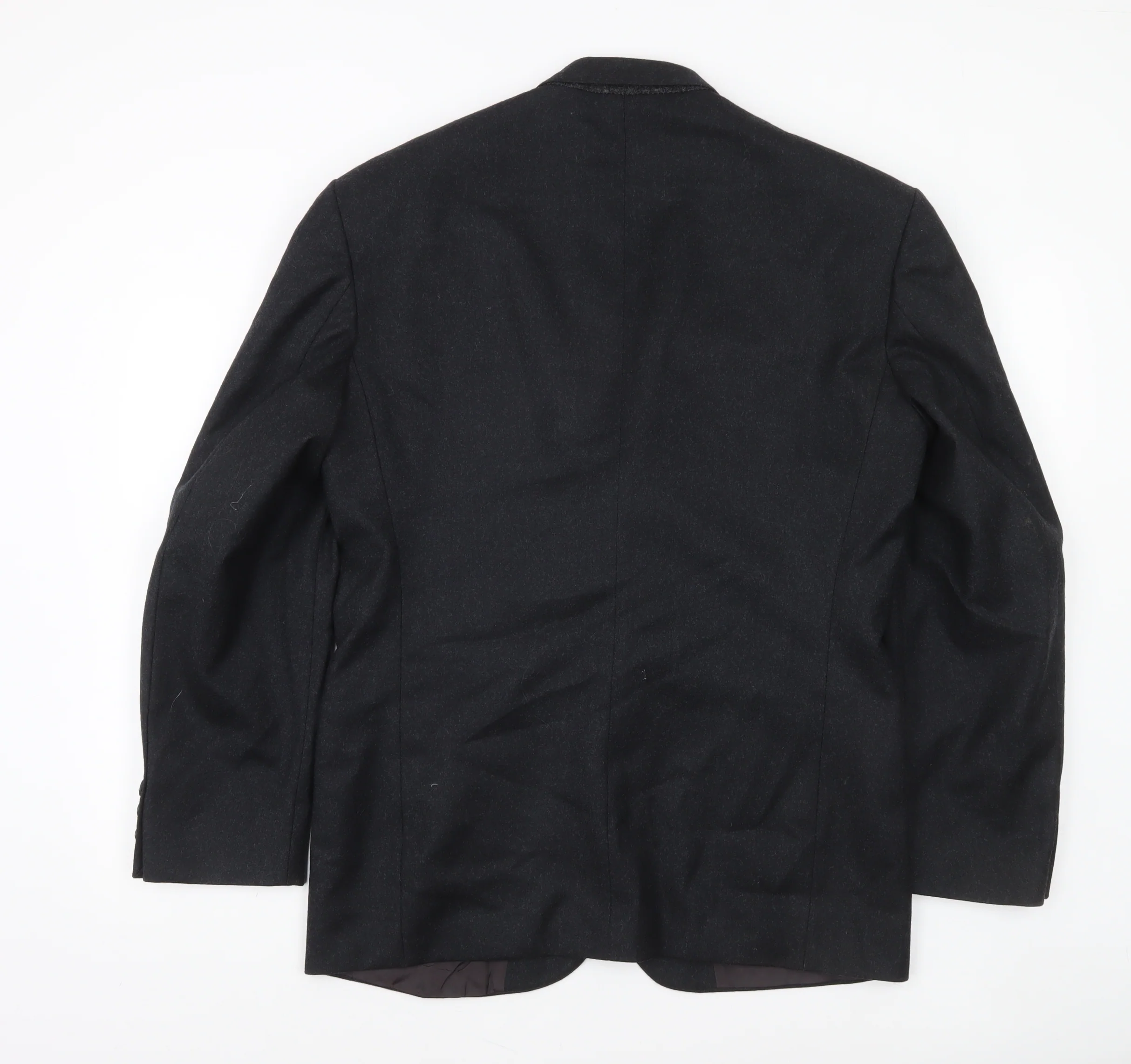 Next for Men Black Wool Blazer Jacket 38R Regular Fit Classic Style - Image 3