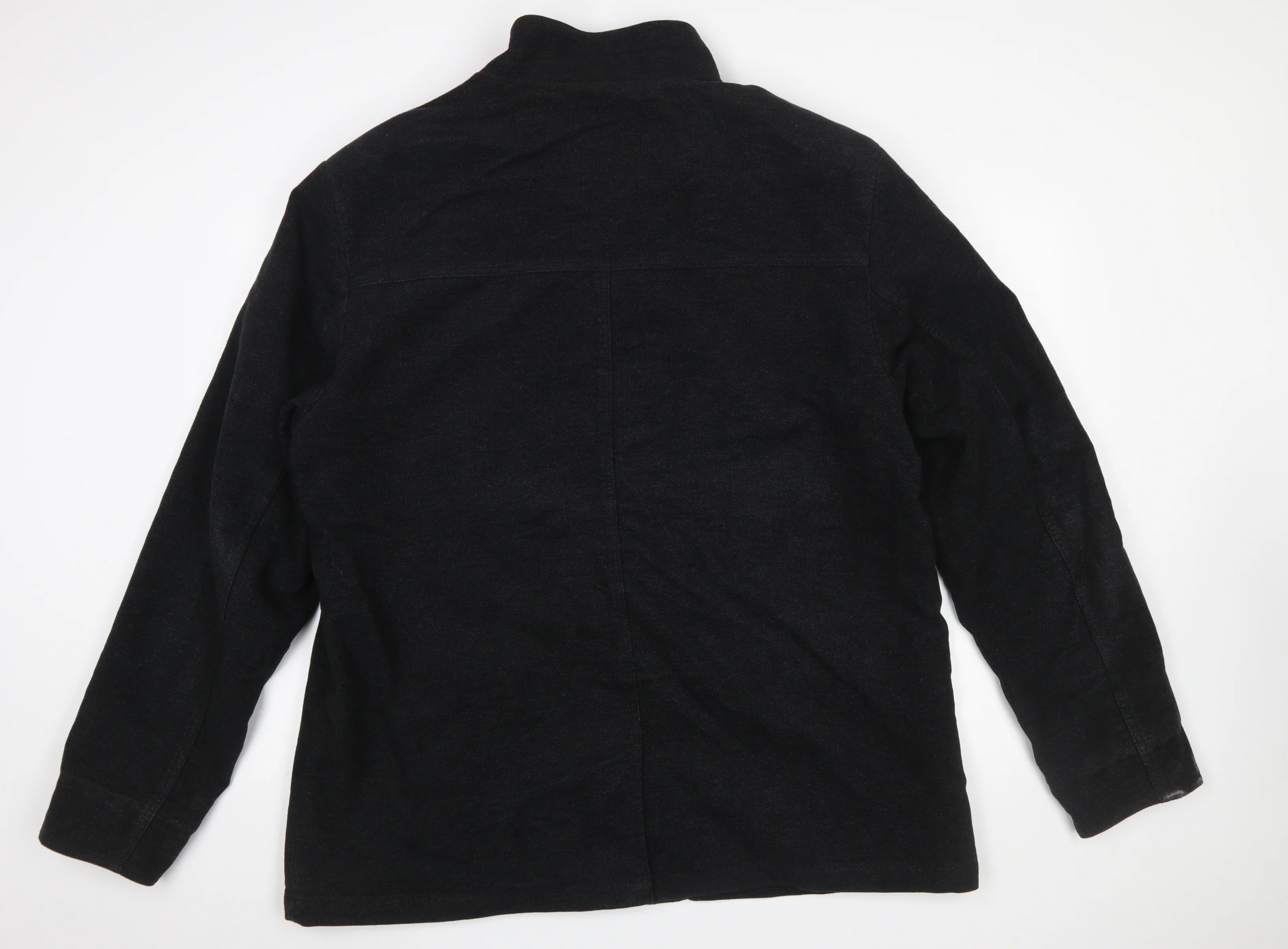 Next Men's Black 2XL Italian Moleskin Military Jacket - Image 3